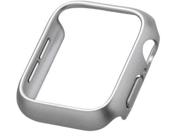 【お取り寄せ】エレコム アップルウォッチSE 40mm バンパー シルバー AW-23EBPPMSV