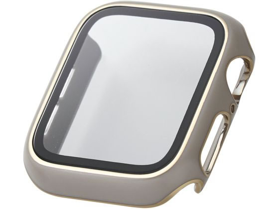 【お取り寄せ】エレコム アップルウォッチSE 40mm フルカバー グレージュ AW-23EFCGJGB