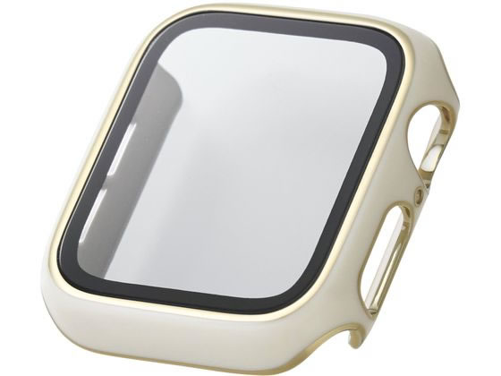 【お取り寄せ】エレコム アップルウォッチSE 40mm フルカバー ホワイト AW-23EFCGJWH