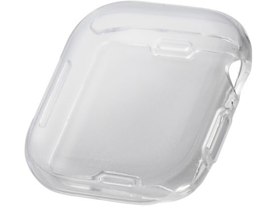 【お取り寄せ】エレコム アップルウォッチ 46mm フルカバー ソフト クリア AW-24AFCUCR