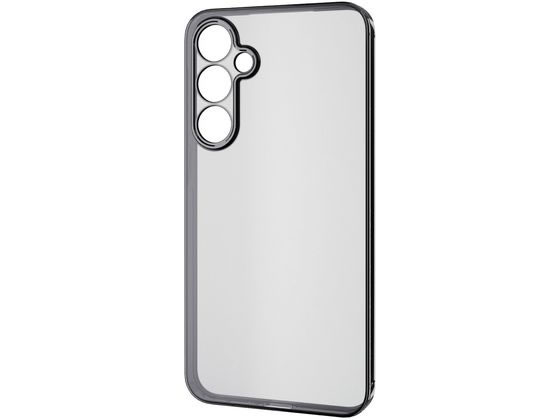 乐天商城 - 【お取り寄せ】エレコム Galaxy A55 5G ソフトケース メタリック黒 PM-G243UCTMKBK