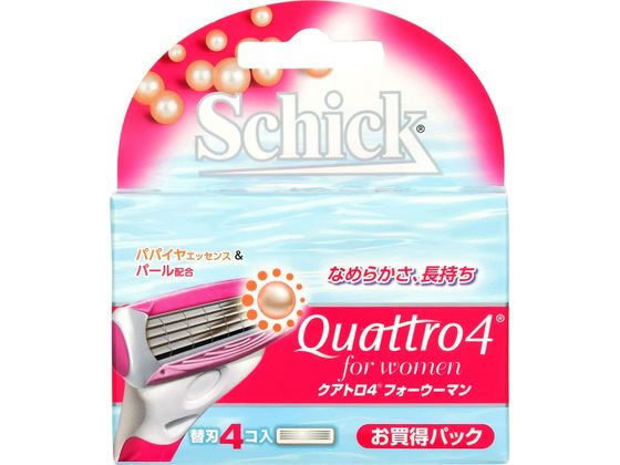 【お取り寄せ】シック クアトロ4 フォーウーマン 替刃 4個