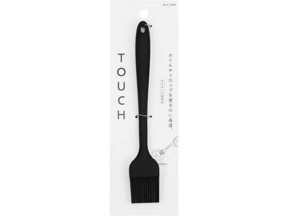 【商品説明】ソースも塗りやすい。【仕様】●カラー：ブラック●サイズ：約全長21×幅3．5×高さ1．5cm●材質：表面／シリコーンゴム（耐熱温度230度）、中芯／ナイロン（耐熱温度170度）●重量：約35g【備考】※メーカーの都合により、パッケージ・仕様等は予告なく変更になる場合がございます。【検索用キーワード】パール金属　ぱーるきんぞく　PEARLMETAL　PEARLLIFE　TOUCHしりこーんぬりはけ　TOUCH　1個　ブラック　クロ　黒　くろ　ぶらっく　BLACK　はけ　調理用　調理器具　ハケ　シリコーン　G−5098　厨房用品　調理小物　E72896オイルやシロップを塗るのに最適
