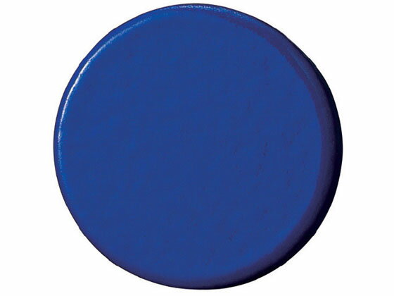 【お取り寄せ】スマートバリュー 両面強力カラーマグネット塗装25mm 青10個 B273J-B