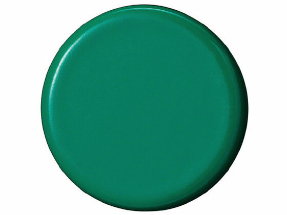 【お取り寄せ】スマートバリュー 両面強力カラーマグネット塗装25mm 緑10個 B273J-G