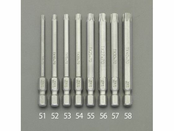樂天商城 - 【お取り寄せ】エスコ [TORX] ドライバービット T15×70mm EA611GM-53