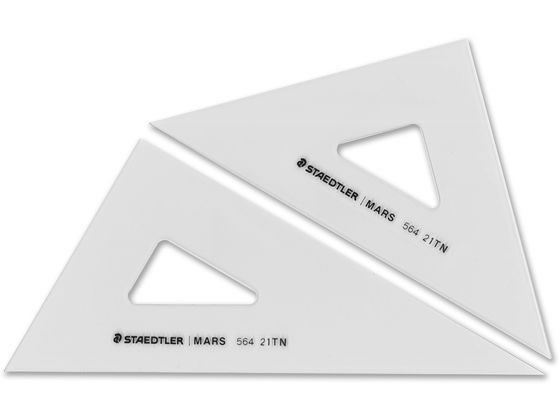 【お取り寄せ】ステッドラー マルス 製図用三角定規 21cm 564 21 TN