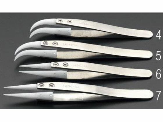樂天商城 - 【お取り寄せ】エスコ 精密用ピンセット デルリン・ステンレス製 120mm EA595AP-7