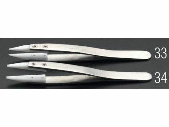 樂天商城 - 【お取り寄せ】エスコ 精密用ピンセット デルリン・ステンレス製 115mm EA595AP-33
