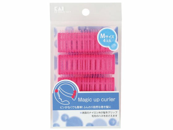 楽天BUNGU便【お取り寄せ】貝印 HL0172 マジックアップカーラー M 4P