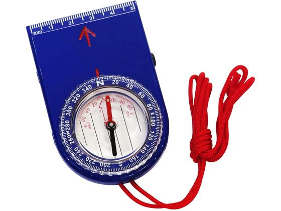 【お取り寄せ】新潟精機 方向コンパス オリエンテーリング用 LED付 LED-01R