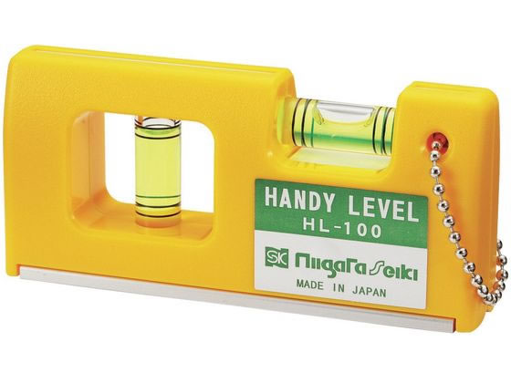 【お取り寄せ】新潟精機 ハンディレベル 100mm HL-100