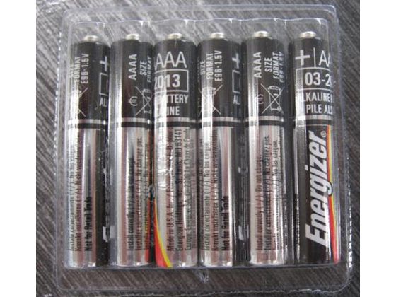 【お取り寄せ】エスコ 電池 6本 AAAA EA758CL-10B