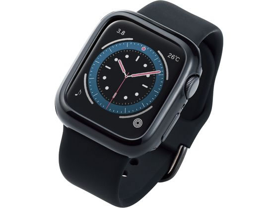 【お取り寄せ】エレコム Apple Watch 40mm用ソフトバンパー ブラック AW-20SBPUBK