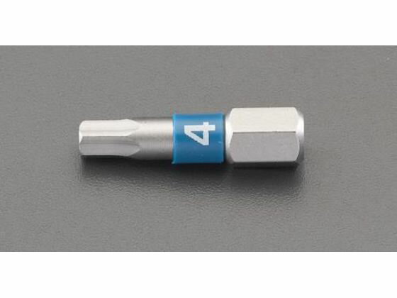 【お取り寄せ】エスコ [Hexagon] ドライバービット ステンレス製 2.5×25mm