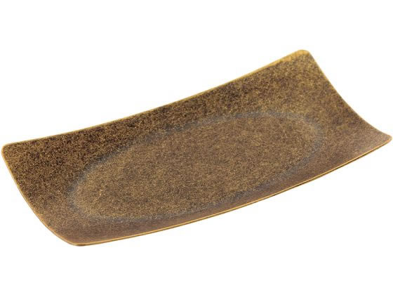 【お取り寄せ】EBM レトロ 18-8 角型トレー ゴールド 4268160