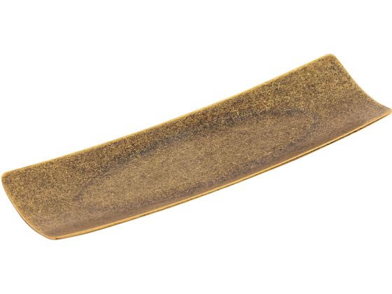 【お取り寄せ】EBM レトロ 18-8 角型スリムトレー ゴールド 4268180