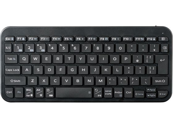 【お取り寄せ】エレコム Bluetooth薄型ミニキーボード TK-TM10BPBK