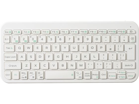 【お取り寄せ】エレコム Bluetooth薄型ミニキーボード TK-TM10BPWH