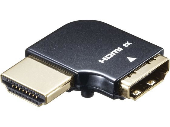 【商品説明】HDMI端子（メスコネクタ）を左向きにするアダプタです。テレビやプロジェクター、パソコンなどのAV機器のHDMI端子（メスコネクタ）を左向きに変えるL字型のアダプタです。機器裏側のスペースが狭くケーブルのコネクタが邪魔になる時にケーブルをスッキリ配線することができます。ケーブルを頻繁に抜き差しするときに、機器側の端子（メスコネクタ）を保護することができます。【仕様】●コネクタ形状：HDMIオス−HDMIメス（HDMIタイプAオス−HDMIタイプAメス）●サイズ：約W25×D21．3×H7mm（コネクタシェル部分を除く）●重量：約10g●材質：亜鉛合金（筐体カバー）【備考】※メーカーの都合により、パッケージ・仕様等は予告なく変更になる場合がございます。【検索用キーワード】サンワサプライ　さんわさぷらい　sanwasupply　sanwa　HDMIアダプタ　L型　左向き　AD−HD29LYL　ケーブル配線　すっきり　4K　HDMI　ADHD29LYL　配線用品　その他ケーブル　E83721HDMI機器裏側のケーブル配線をスッキリさせる、HDMI・L型アングル左向きアダプタ。