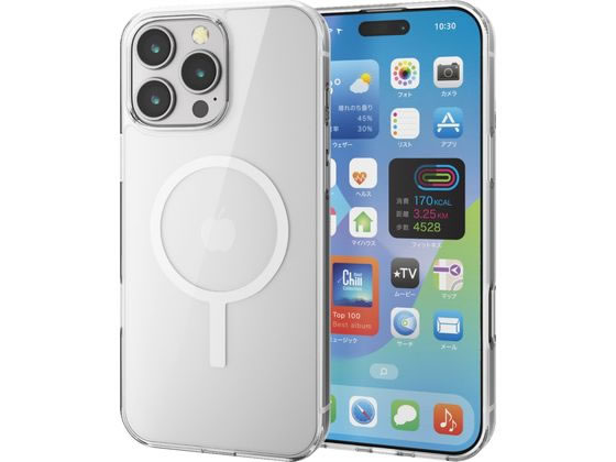 �ڤ����󤻡ۥ��쥳�� iPhone16ProMAX������ �Ѿ׷� �ۥ磻�� PM-A24DMAG02WH