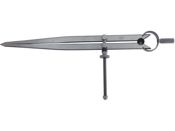 【お取り寄せ】新潟精機 スプリング付コンパス 200mm SD-200D