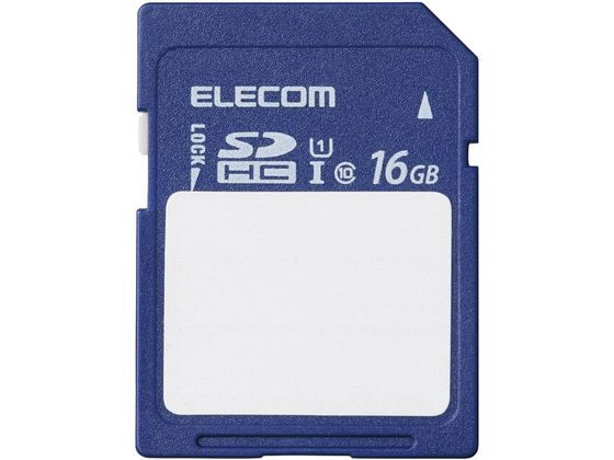 エレコム SDカード 16GB ラベル MF-FS016GU11C