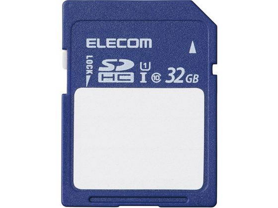 【お取り寄せ】エレコム SDカード 32GB ラベル MF-FS032GU11C
