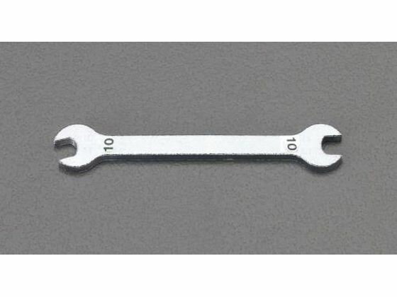 【お取り寄せ】エスコ 両口スパナ 薄型ダブルアングル 4.5×4.5 2.0mm