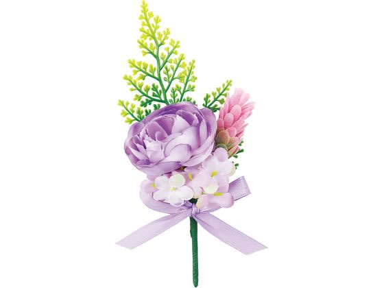 【お取り寄せ】アーテック コサージュキット パープル 5983