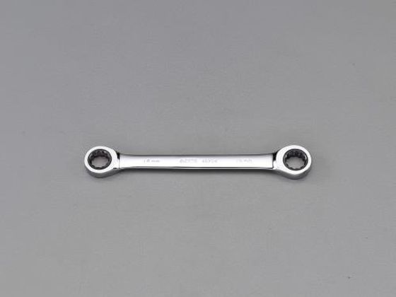 【お取り寄せ】エスコ ラチェットめがねレンチ 17×19mm EA686RA-7
