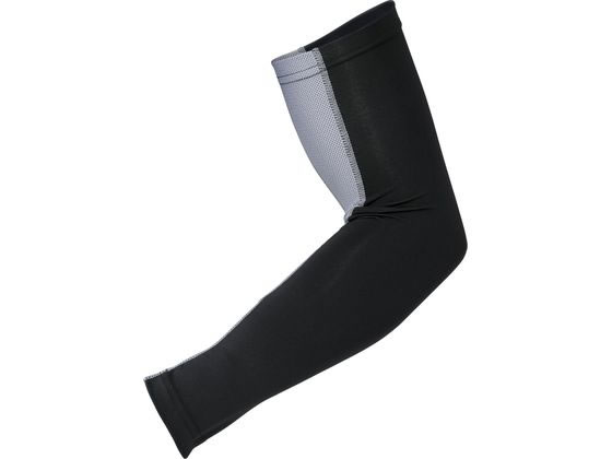 【お取り寄せ】おたふく手袋 冷感 パワーストレッチ アームカバーメッシュ ブラック