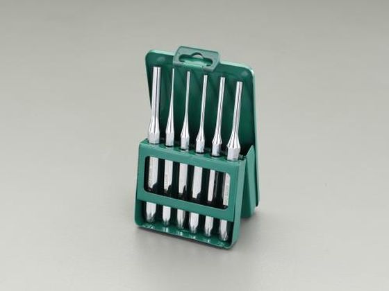 【お取り寄せ】エスコ 平行ピンポンチ 2-8mm 6本組 EA683PA