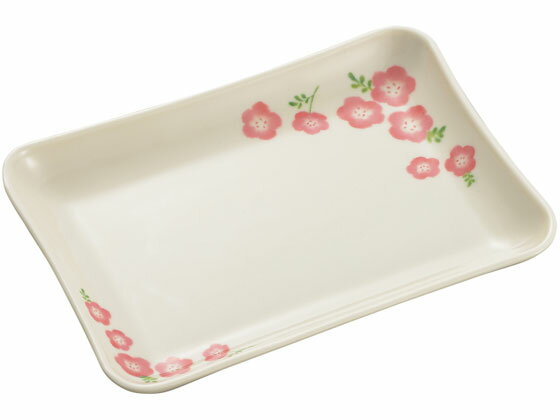 【お取り寄せ】エンテック 角皿(大) 切立 桃花(ももか) MK-29