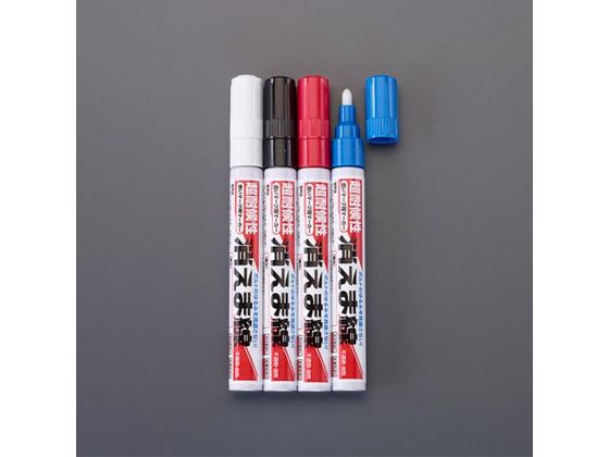 【お取り寄せ】エスコ 油性耐候マーカーセット 合いマーク用 4本組 EA942CD-20