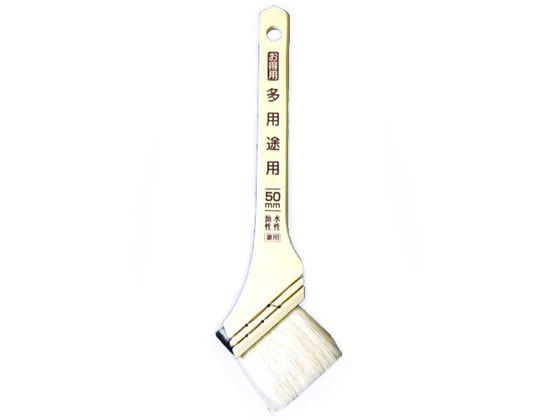 【商品説明】●【用途】最適な塗料：水性塗料・油性塗料。【仕様】●サイズ：50mm●毛丈：37mm●重量：35g●材質：毛　山羊毛・化学繊維の混毛【備考】※メーカーの都合により、パッケージ・仕様等は予告なく変更になる場合がございます。【検索用キーワード】アサヒペン　お得用多用途用　50mm　OT−50　水性用　油性用　刷毛　ハケ　多用途用ハケ　1本　OT−50　作業　DIY　建築　塗装用品　塗装　作業用品　金物　塗装内装　内装　E94290水性・油性塗料兼用のハケ。