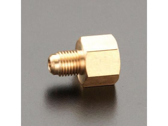 【お取り寄せ】エスコ F5／16”× F1／4” フレアーアダプター(雌・雄)