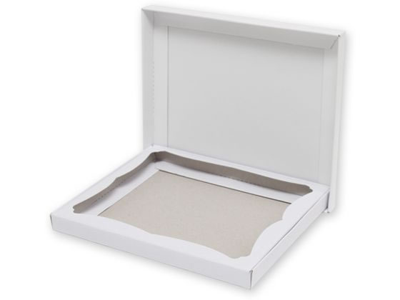 【お取り寄せ】ヘイコー デラックス白無地箱 S-1 ハンカチ1枚用 10枚 006823000