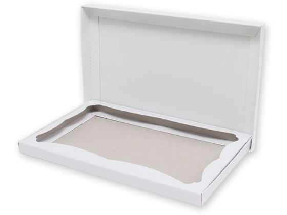 【お取り寄せ】ヘイコー デラックス白無地箱 S-2 ハンカチ2枚用 10枚 006823100