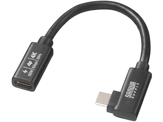 �ڤ����󤻡ۥ���掠�ץ饤 USB5Gbps Type-C��Ĺ�����֥� L�� PD100W 0.1m