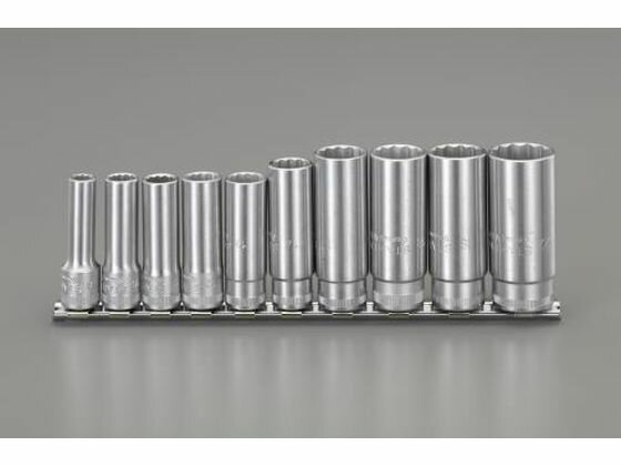 【お取り寄せ】エスコ ディープソケットセット 3／8"DR 8-22mm EA617YE
