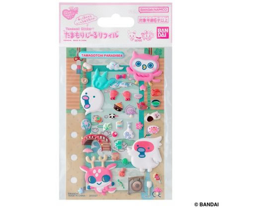 バンダイ たまもりしーるリフィル Tamagotchi Paradiseセット4