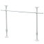≪取付け幅70〜120cm≫押入れ強力伸縮ハンガー NSP-120 ホワイト 押入れ収納 ハンガー 【アイリスオーヤマ】