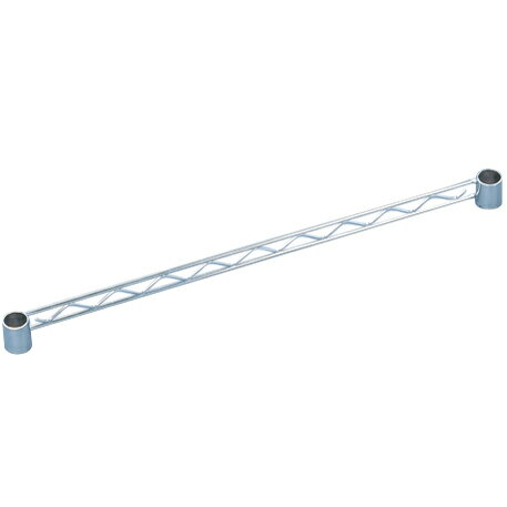 メタルラック スチールラック パーツ 部品 サイドバー 1本 棚幅55cm用 19mm径 幅55cm 奥行2.8cm 高さ3.3cm 耐荷重約5kg 固定部品付き 補強 小物 落下防止 収納棚 スチール棚 アイリスオーヤマ メタルミニ MTO-55S *