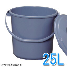 バケツ 25L 丸形 ブルー PB-25 ペール ゴミ 収納 汚れ物 ゴミ捨てアイリスオーヤマ【RCP】