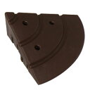 プレミアウッドパネルデッキ用エンドパーツコーナー PWE-70C ブラウン・グレー