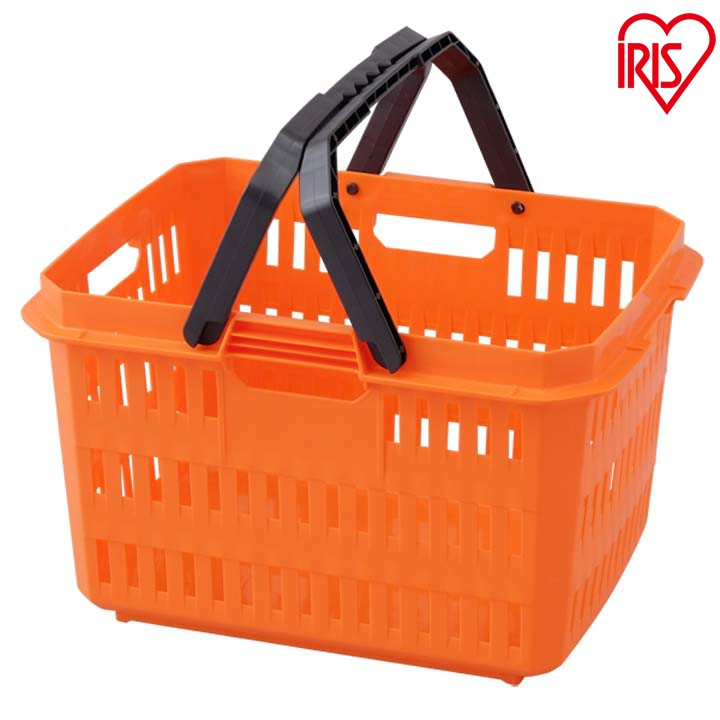 職人の車載ラック専用 ハードプロバスケット HPB-37 オレンジ／ブラック アイリスオーヤマ