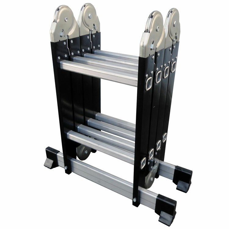 はしご 脚立 洗車台 8WAYSステップラダー229 ブラック ASL-8SBKはしご 脚立 洗車台 万能 変形 踏み台 自在 高所 足場 万能はしご アルミス 【B】