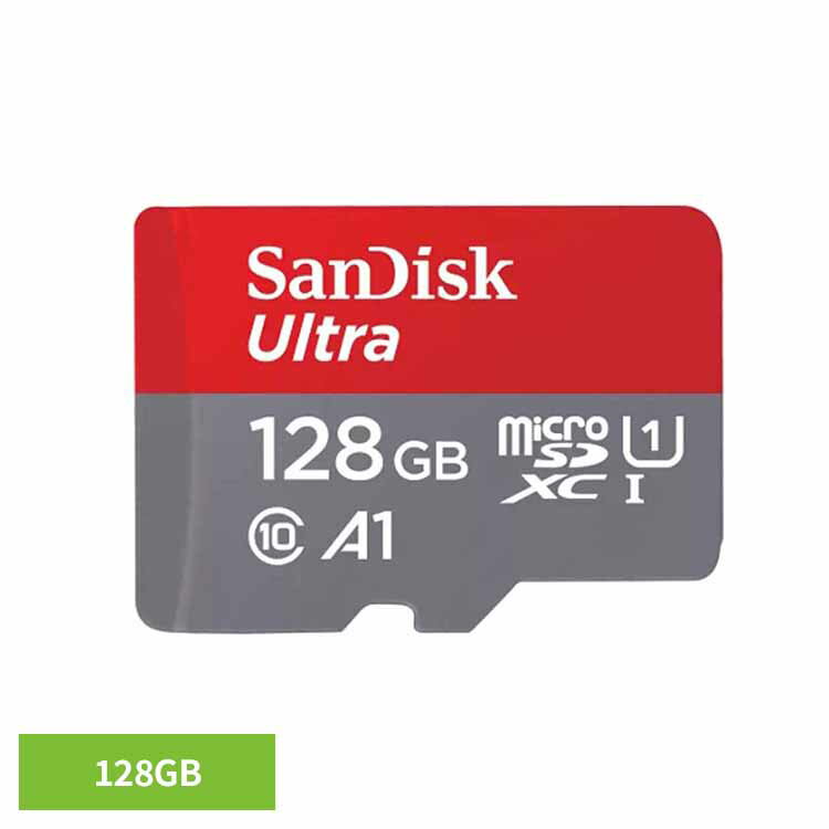 SanDisk Ultra microSDXC UHS-Iカード 128GB SDSQUAB-128G-JN3MASDカード 128GB sandisk サンディスク コンパクト 大容量 データ保存 高耐久 高画質 サンディスク