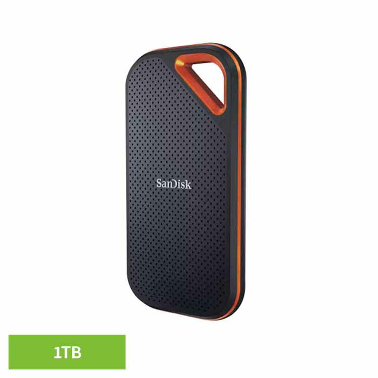 SanDisk エクストリームプロ ポータブルSSD1TB SDSSDE81-1T00-J25ポータブルSSD 1TB sandisk サンディスク コンパクト 大容量 データ保存 動画撮影 サンディスク